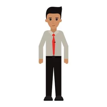 Executive businessman cartoon Stock Illustration