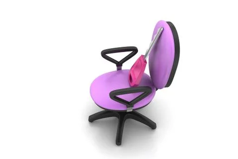 Executive chair with key Free Stock Illustration