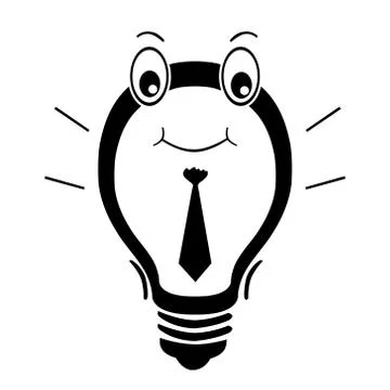 Executive Idea Bulb Stock Illustration