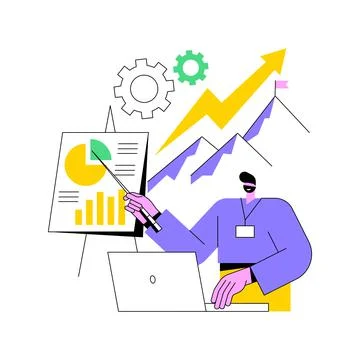 Executive jobs abstract concept vector illustration. Stock Illustration