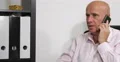 Executive Manager Marketing Company Cell Phone Talk Business Financial Contracts 4k or 4k+ Resolution