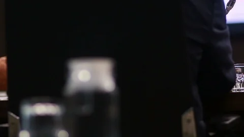 Executive in the meeting room.	 Stock Footage 101314132