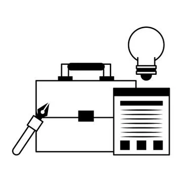 Executive office elements cartoon イラスト素材