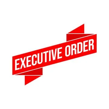 Executive Order Letter Rubber Stamp Template Design Stock Illustration