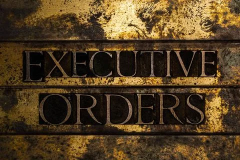 Executive Orders Stock Illustration