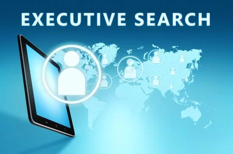 Executive search Stock Illustration