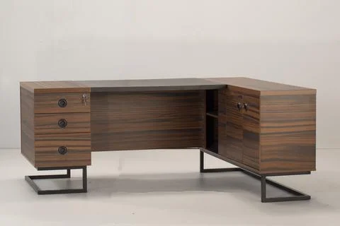 Executive table isolated on white back ground Stock Photos