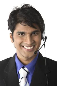Executive talking on microphone MR#687M Stock Photos