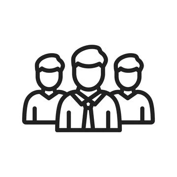 Executive Team icon vector image. Suitable for mobile apps, web apps and print Stock Illustration