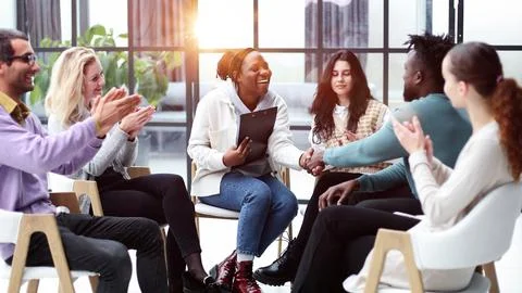 Executive Team Listening to Contrary Views from Colleague Stock Photos