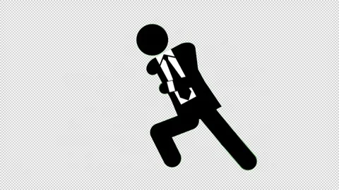 ExecutiveMan_RunCycle_Angry Vidéo 320206323