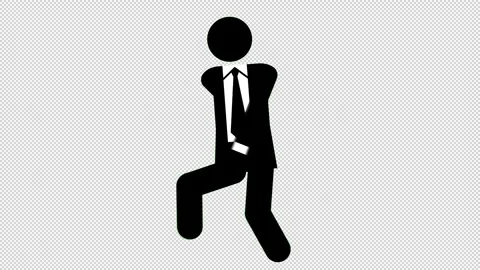 ExecutiveMan_WalkCycle_Faceless Vidéo 320206375