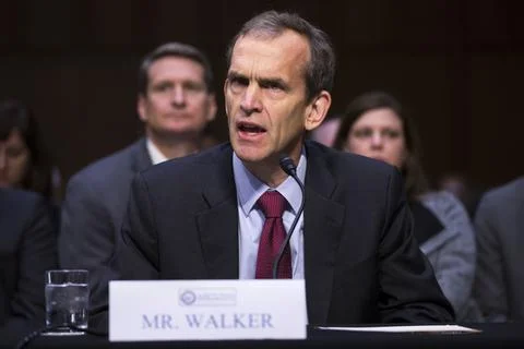 Executives from Facebook, Twitter and Google testify before Senate Select Intell Stock Photos