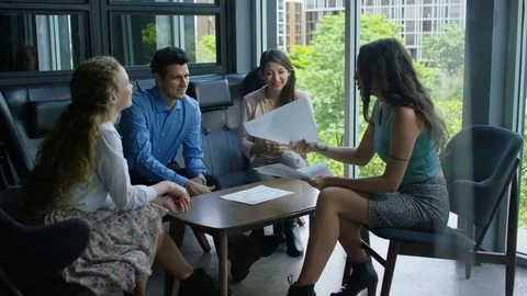 Executives having meeting in office Stock-Footage 75451624