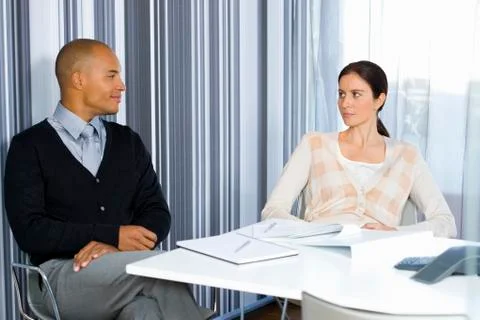 Executives in office Stock Photos