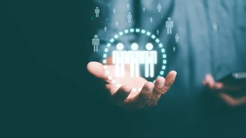 Executives of the organization plan success strategies through people, busi.. Stock Photos