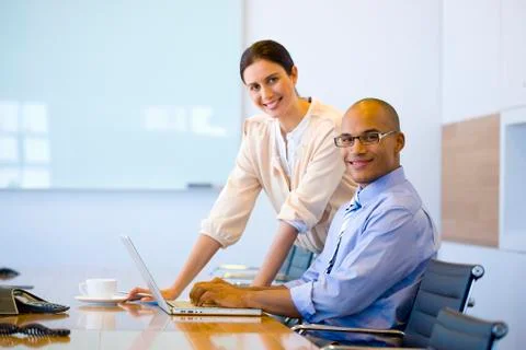 Executives working together Stock Photos