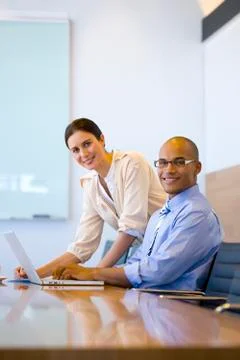 Executives working together Stock Photos