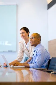 Executives working together Stock Photos