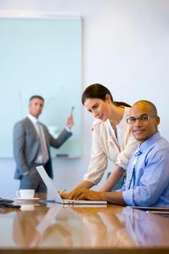 Executives working together Stock Photos