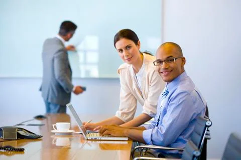 Executives working together Stock Photos