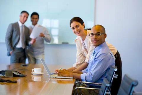Executives working together Stock Photos