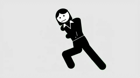 ExecutiveWoman_RunCycle_Normal Vidéo 320206415