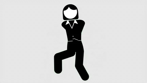 ExecutiveWoman_WalkCycle_Faceless Vidéo 320206444