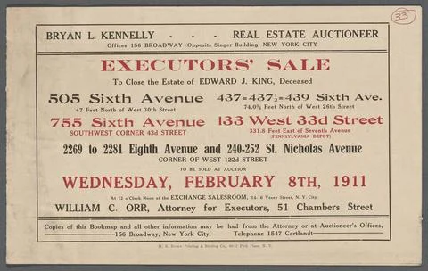 Executor s Sale to Close the Estate of Edward J. King, Deceased Cartograph... Stock Photos