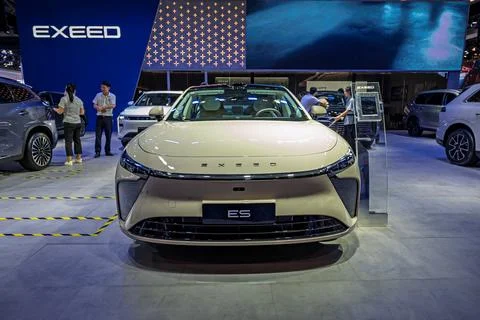 EXEED Makes its Debut at the 23rd China Changchun Auto Expo Fotos de archivo