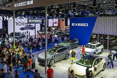 EXEED Makes its Debut at the 23rd China Changchun Auto Expo 写真素材