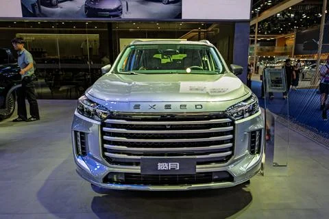 EXEED Makes its Debut at the 23rd China Changchun Auto Expo Fotos Stock