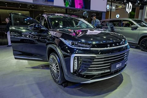 EXEED Makes its Debut at the 23rd China Changchun Auto Expo Fotos de archivo