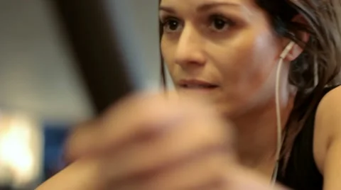 Exercise bike Stock Footage 22664310