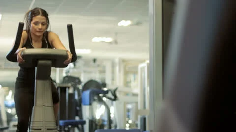 Exercise bike Stock Footage 22675266