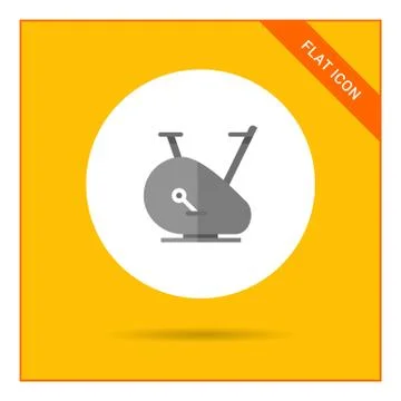 Exercise bike Stock-Illustration