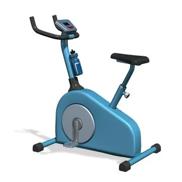 Exercise Bike Stock Illustration