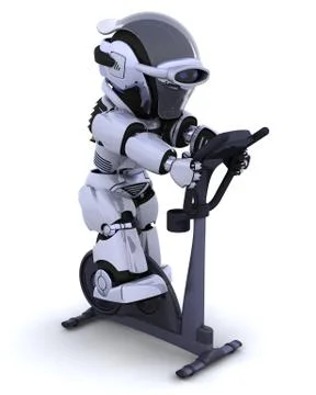 Exercise bike Stock Illustration