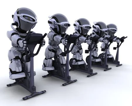 Exercise bike Stock Illustration