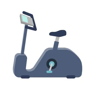 Exercise bike Stock Illustration