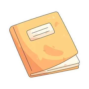 Exercise book Illustrazione stock