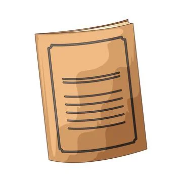 Exercise book illustration Illustrazione stock