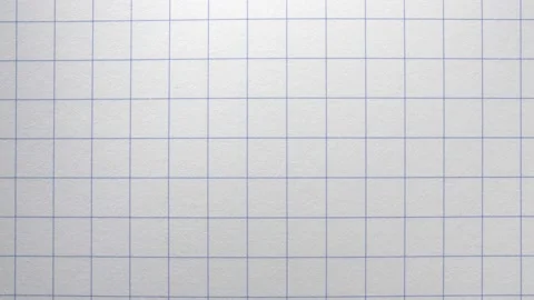 Exercise book sheet in a cage. School notebook. A white field with a geometric Видео 141105511