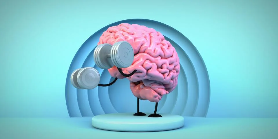 Exercise brain Stock Illustration
