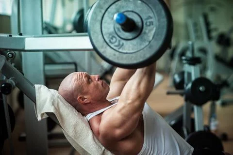 Exercise for breast Stock Photos