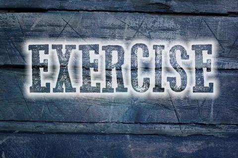 Exercise concept Stock Illustration