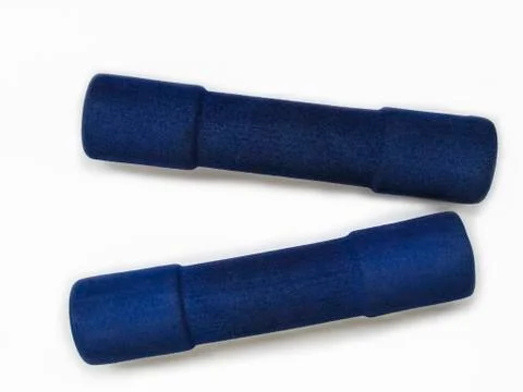 Exercise equipment dumbbells Stock Photos