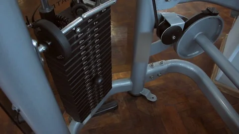 Exercise equipment Video stock 97710876