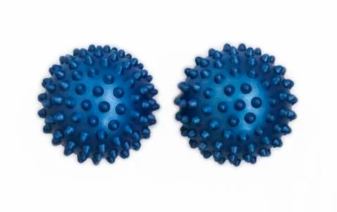 Exercise equipment rubber balls Stock Photos