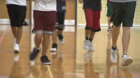 Exercise Gym Class 2 - Two Clips in One Vídeos de archivo 22844020